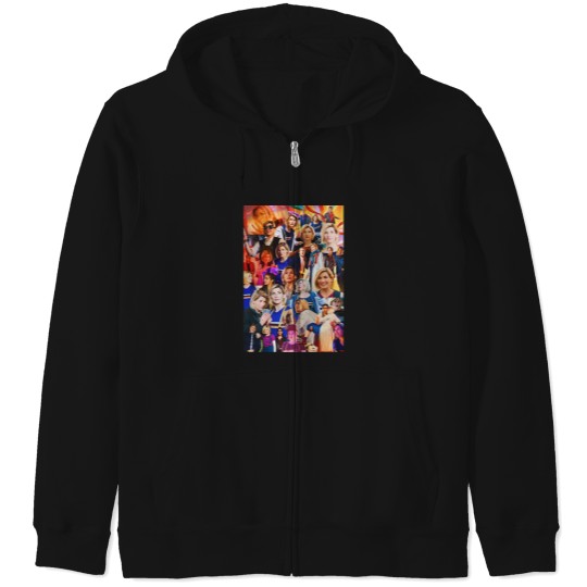 Discover Thirteenth Doctor &lt_3 Zip Hoodies