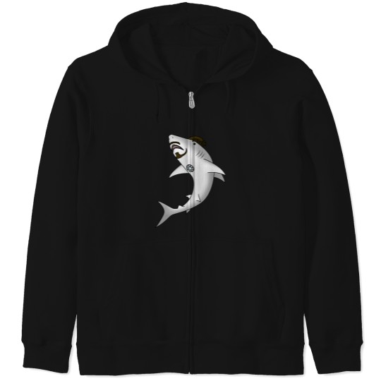 Discover Tony Shark (1) Zip Hoodies