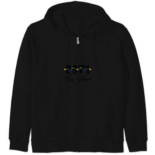 Discover Yennayer amazigh 2971 Zip Hoodies