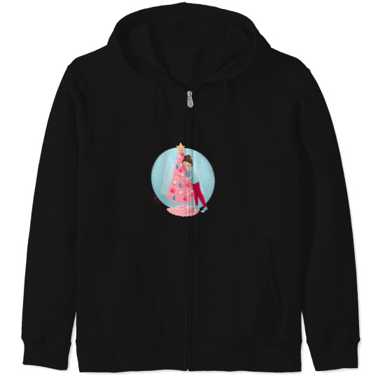 Discover Oh Christmas Tree Young(ish) Zip Hoodies