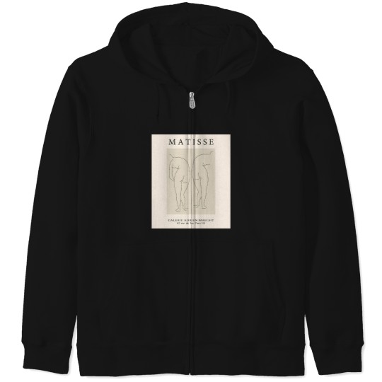 Discover Two Naked Women - Matisse Style - Matisse Line Art Simple minds Zip Hoodies