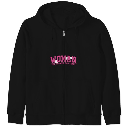 Discover Woman (1) Started It Zip Hoodies