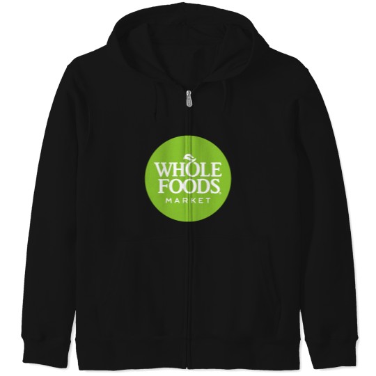 Discover Whole Foods Logo Zip Hoodies