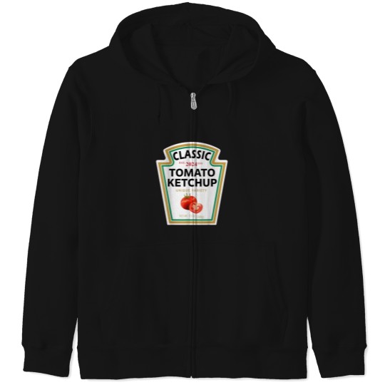Discover classic tomato ketchup Zip Hoodies