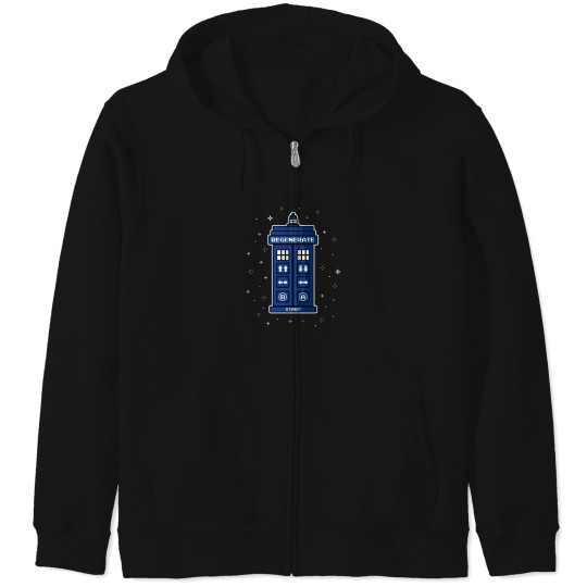 Discover Cheating Time and Space Zip Hoodies
