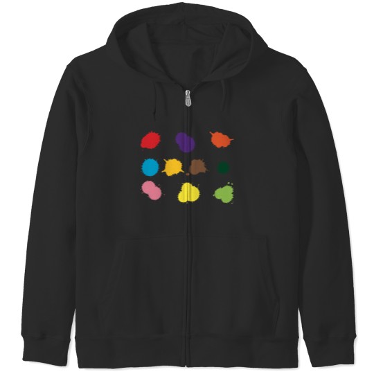 Discover Splat Collection Zip Hoodies