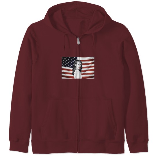 Discover Lana Del Rey American Flag Hipster Dope Mens Zip Hoodies