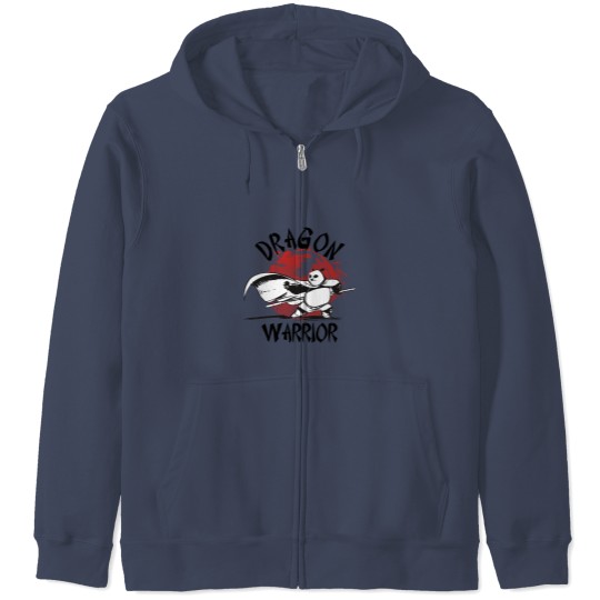 Discover Kung Fu Panda Dragon Warrior Action Pose Portrait Zip Hoodies