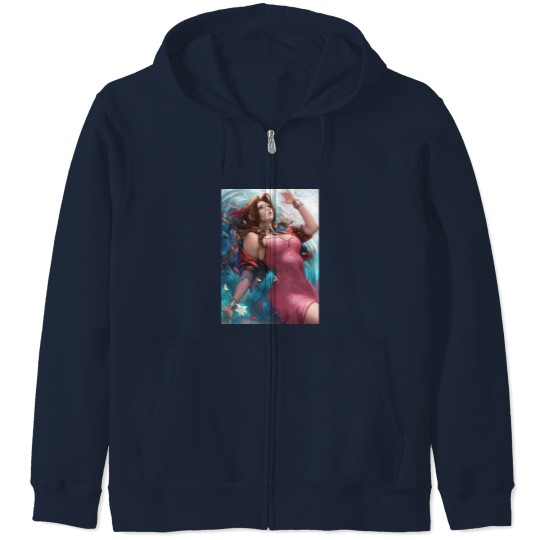 Discover Aerith Zip Hoodies
