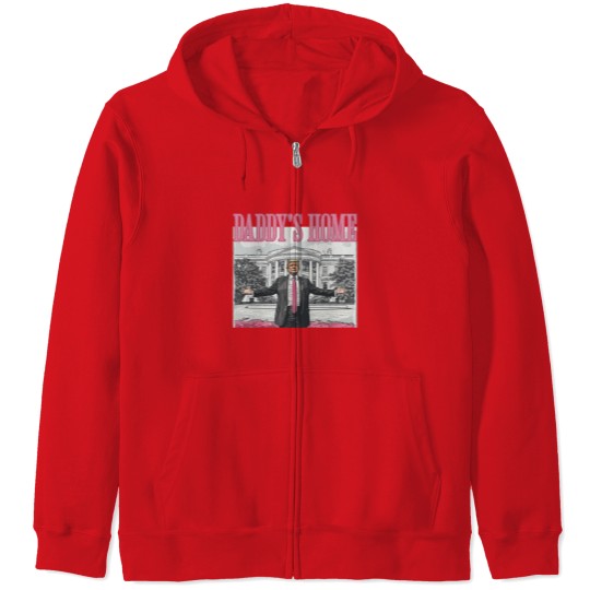 Discover Daddys Home Trump 2024 Zip Hoodies