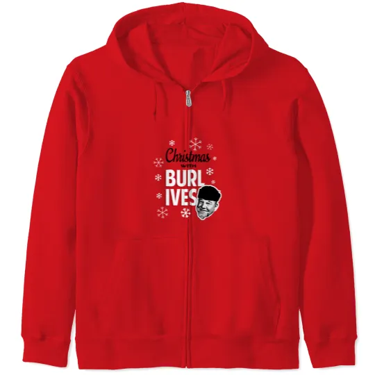 Discover Christmas with Burl Ives Classic Zip Hoodies