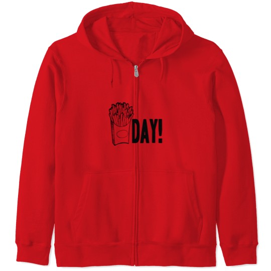 Discover food day fun Zip Hoodies