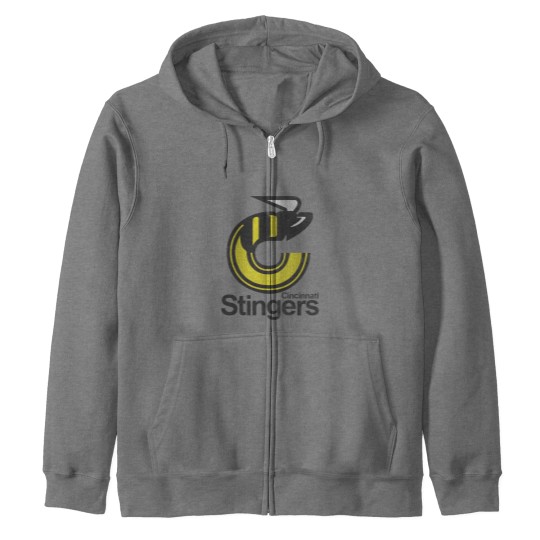 Discover Defunct Cincinnati Stingers Hockey - Ohio - Zip Hoodies