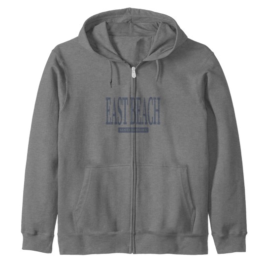Discover East Beach Zip Hoodies, Womens Santa Barbara California Crewneck, Unisex California Beach Pullover Zip Hoodies