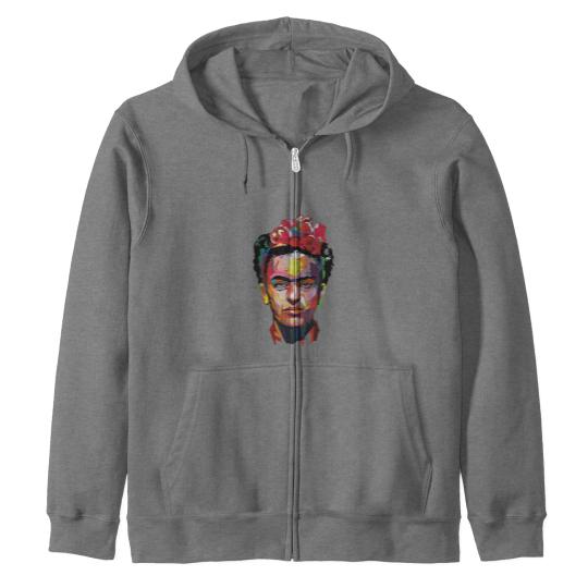 Discover Frida Kahlo Zip Hoodies