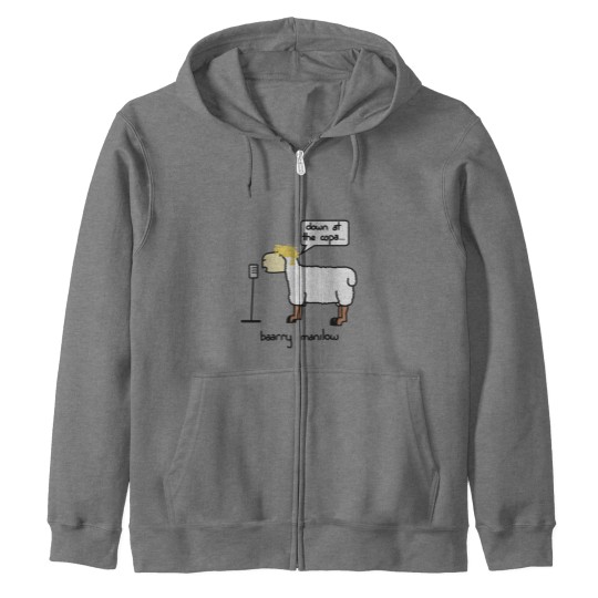 Discover baarry manilow Zip Hoodies