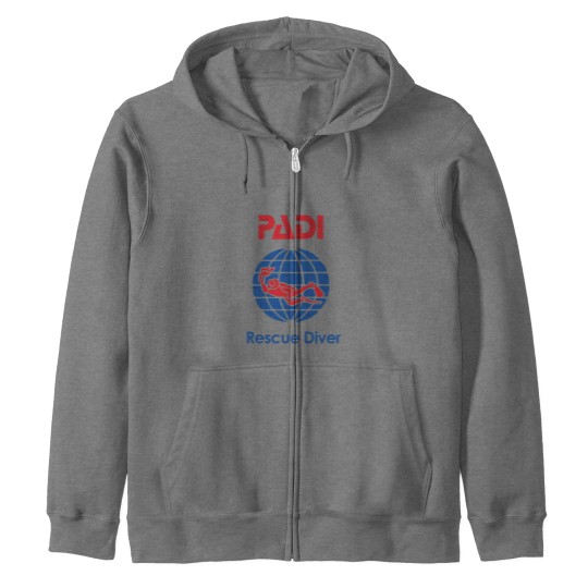 Discover padi rescue diver Zip Hoodies