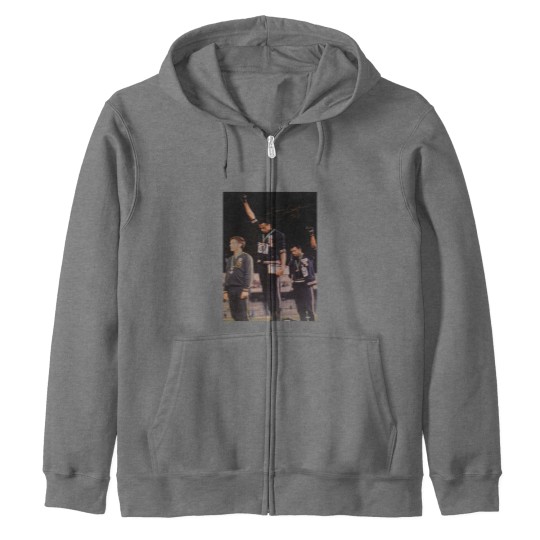 Discover Tommie Smith and John Carlos Essential Zip Hoodies