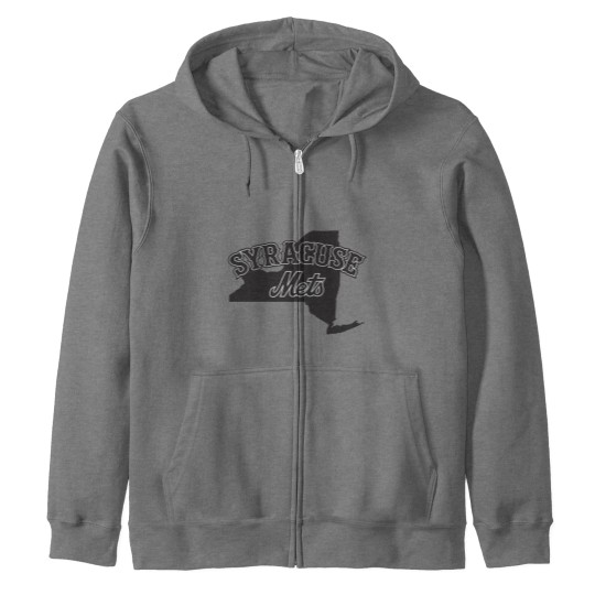 Discover Syracusee Mets logo Zip Hoodies