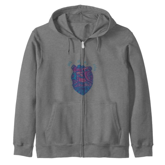 Discover Yolotl Long Zip Hoodies