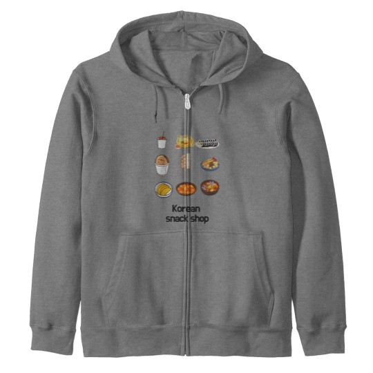 Discover Asian Korean snack shop Zip Hoodies