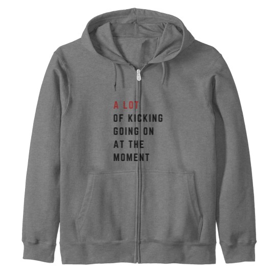 Discover Funny Maternity Zip Hoodie - A Lot Going On at the Moment