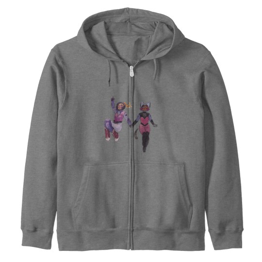 Discover space catradora Zip Hoodies