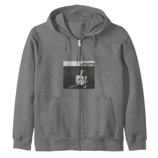Discover Patti Smith Gender Is A Drag Zip Hoodies