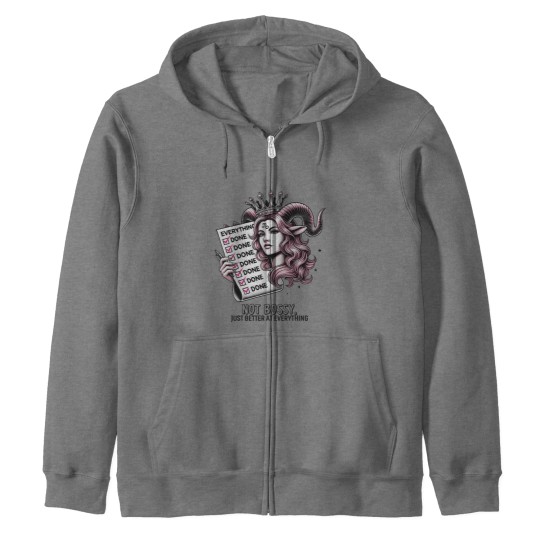Discover Capricorn Not Bossy Just Better At Everything T-Shirt Zip Hoodies