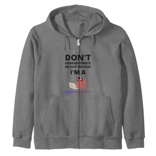 Discover yes im a gamer girl Zip Hoodies