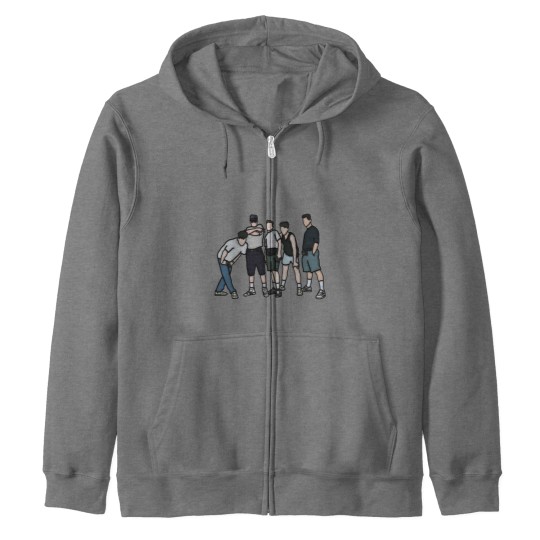Discover NKOT Block Zip Hoodies