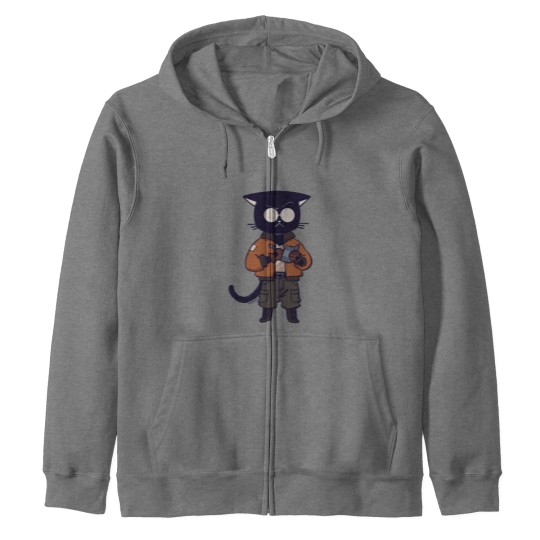 Discover kim cat Zip Hoodies