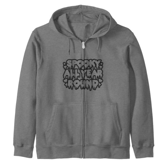 Discover Spooky All Year Round Zip Hoodies