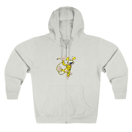 Discover Marsupilami waving Zip Hoodies