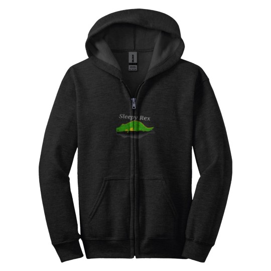 Discover Dino-Cartoon-T-Rexsleepy-Rex-T-Shirt Zip Hoodies