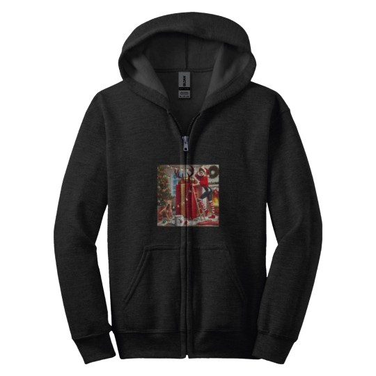 Discover Christmas spirit Zip Hoodies
