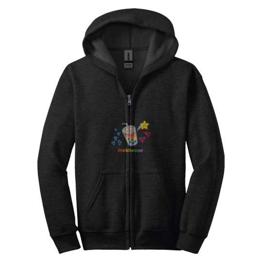 Discover Dickhouse colorful juice Zip Hoodies