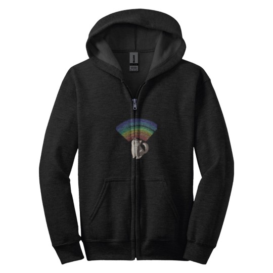 Discover Rainbowdogg Zip Hoodies