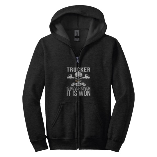 Discover Freedom Is Never Given It Is Won - Truckers Convoy Zip Hoodies