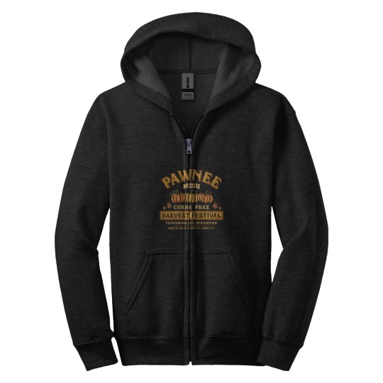 Discover Pawnee Harvest Festival (1) Guinea Pig Vintage Retro 21 Zip Hoodies