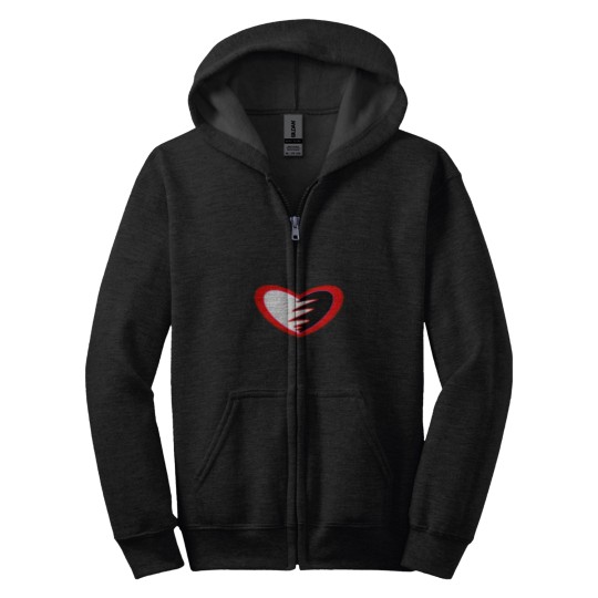 Discover A broken heart Clothing Zip Hoodies