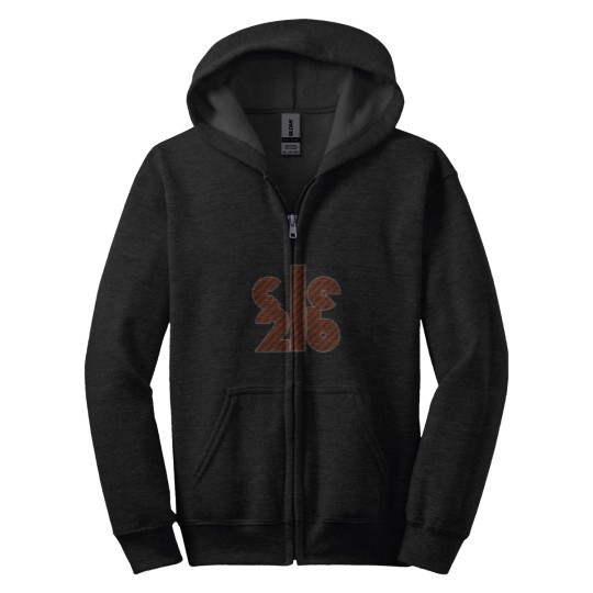Discover Cleland - orange &amp_ brown Zip Hoodies