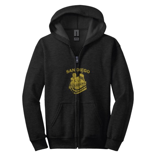 Discover Vintage San Diego Chargers Zip Hoodies