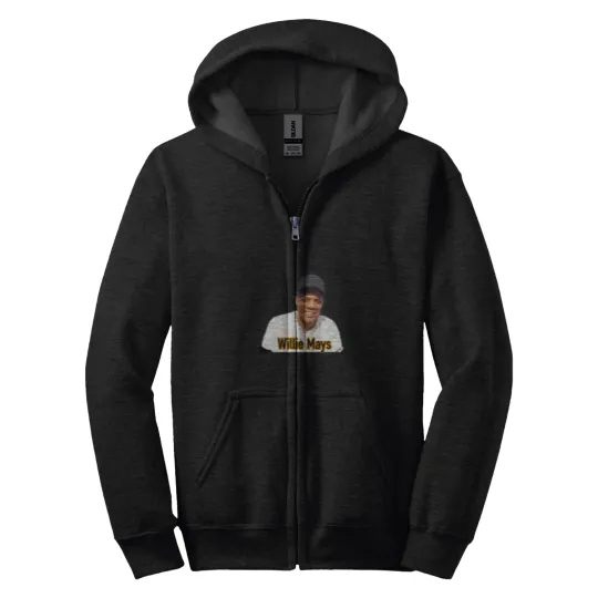Discover Willie Mays Oversized Zip Hoodies