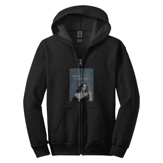 Discover Movie Stars_Betty Davis_Never Compromise. Zip Hoodies