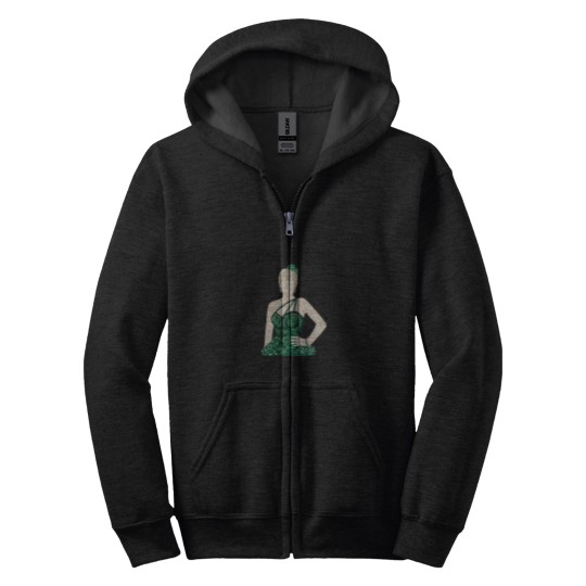 Discover White Christmas Mutual I’m Sure Retro Zip Hoodies