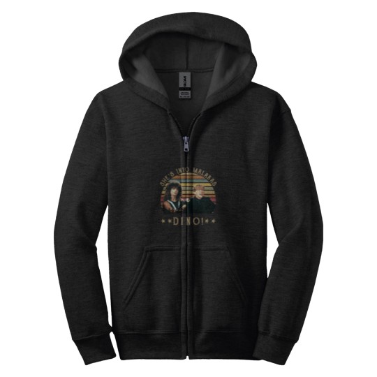 Discover Zocoshi She's Into Malakas Dino Zip Hoodies