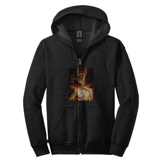Discover Guess - An Alien Conspiracy Oversized Zip Hoodies
