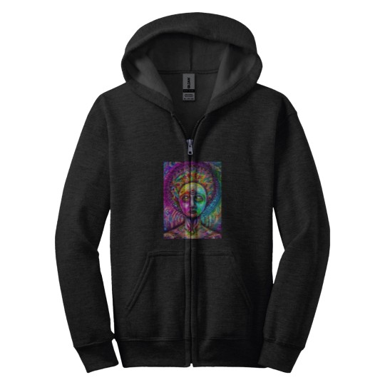 Discover Witch Art design Graphic Zip Hoodies