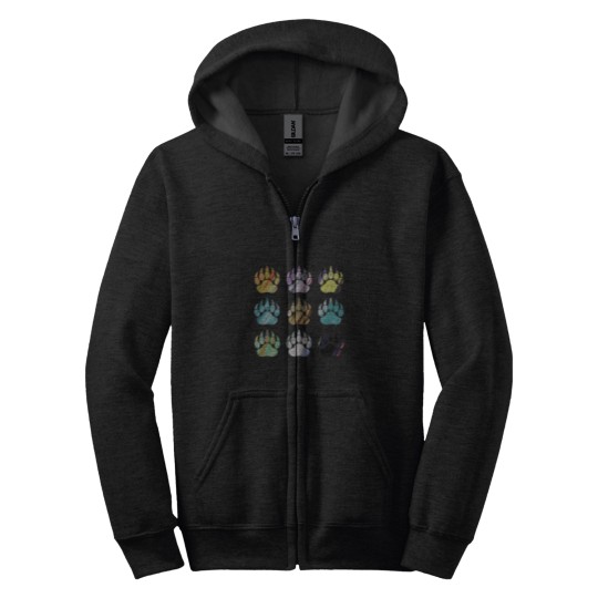 Discover Evolution Paws pastel Zip Hoodies